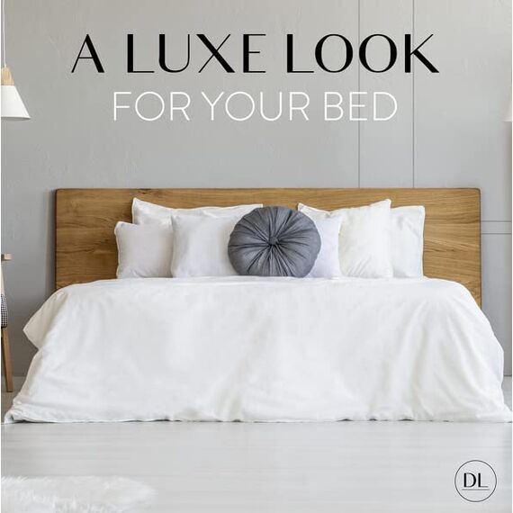 Danjor Linens Bettlaken-Set, Queen-Size-Größe für Heißschläfer, Hotel-Premium-Bettlaken mit 4 Kissenbezügen, leichte, gebürstete Mikrofaser, tiefe Taschen, atmungsaktiv, kühlend, 6-teiliges