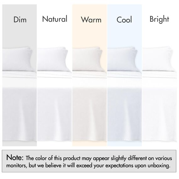 RUVANTI Bettlaken aus 100% Baumwolle, kühlendes Perkal-Bettlaken für Queen-Size-Bett, atmungsaktiv und langlebig, Queen-Size-Bettlaken-Set, 40,6 cm Tiefe Taschen, Briliant White, 4-teilig