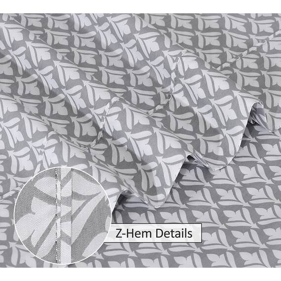 RUVANTI Bettlaken-Set aus 100% Baumwolle, atmungsaktive Perkal-Webart, 40,6 cm Tiefe Taschen, Hotelstandard, angenehm kühl, langlebig, Blumendesign, Einzelbett XL, 3-teilig, Idiomatischer Ausdruck