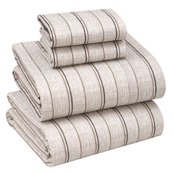 RUVANTI Bettlaken aus 100% Baumwolle für Kingsize-Bett – knusprige, kühlende Perkal-Bettlaken – atmungsaktives und langlebiges Kingsize-Bettwäsche-Set – 40,6 cm Tiefe Taschen King Size Bettlaken –