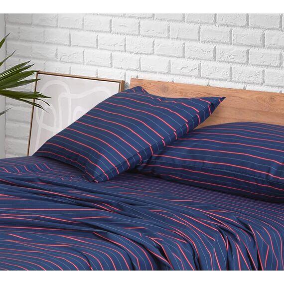 RUVANTI Bettlaken aus 100% Baumwolle für King-Size-Betten – knusprige, kühlende Perkal-Bettlaken – atmungsaktives und langlebiges Bettwäsche-Set für King-Size-Betten – 40,6 cm Tiefe Taschen –