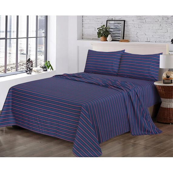 RUVANTI Bettlaken aus 100% Baumwolle für King-Size-Betten – knusprige, kühlende Perkal-Bettlaken – atmungsaktives und langlebiges Bettwäsche-Set für King-Size-Betten – 40,6 cm Tiefe Taschen –