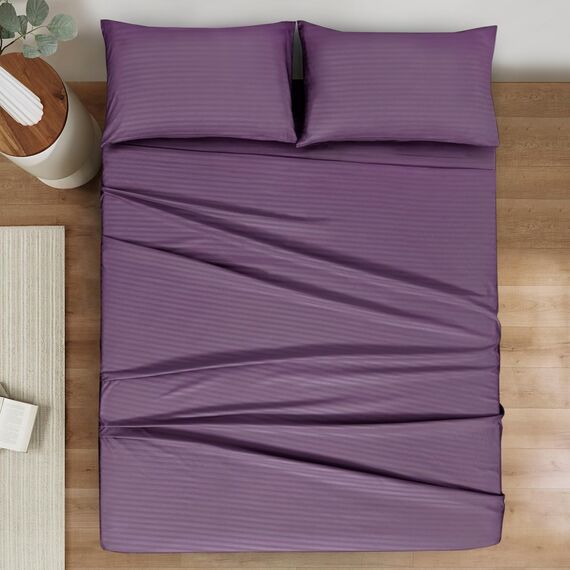 Mejoroom Queensize-Bettlaken-Set – Hotel-Luxus-Bettwäsche-Set mit 1800 Bettlaken und Kissenbezügen – extra weiche Bettlaken – Spannbettlaken mit tiefen Taschen, hypoallergen, knitterfrei und