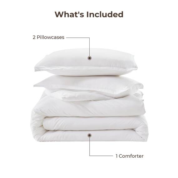 Litanika Weißes übergroßes Bettwäsche-Set für King-Size-Bett, Super-King-Size-Bett, Übergröße, 3-teilig, leicht, einfarbig, flauschiges Bettwäsche-Set für alle Jahreszeiten (328 x 305 cm Bettdecke und