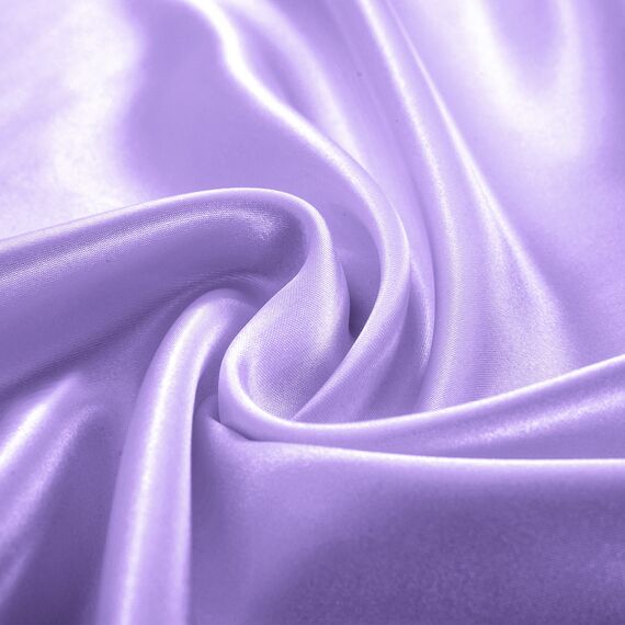 Homiest 4-teiliges Satin-Bettwäsche-Set, luxuriöses, seidiges Satin-Bettwäsche-Set mit tiefer Tasche, 1 Spannbetttuch + 1 Bettlaken + 2 Kissenbezüge (Queen-Size, Lavendel)