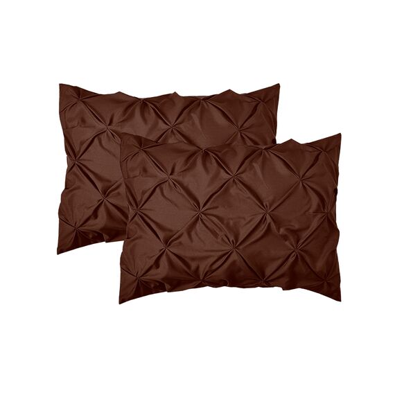 Elegant Comfort Soft Complete Includes Bed Sheet Set with Double Sided Storage Pockets, Microfiber, Chocolate Brown, Twin XL