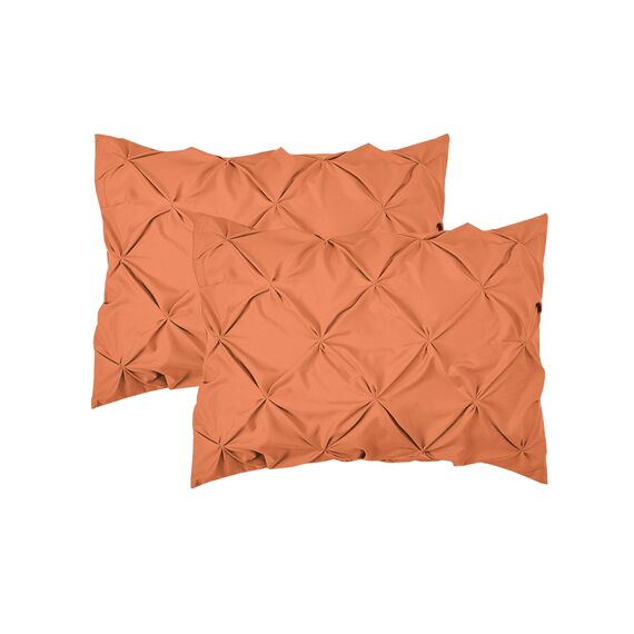 Elegant Comfort Luxuriöses, weichstes und gemütlichstes 8-teiliges Bettdecken-Set – seidig weiches Komplett-Set mit doppelseitigen Aufbewahrungstaschen, Twin/Twin XL, Korallenrot