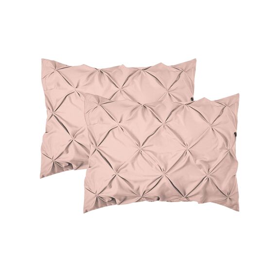Elegant Comfort Luxuriöses, weichstes und gemütlichstes 8-teiliges Bettdecken-Set – seidig weiches Komplett-Set mit doppelseitigen Aufbewahrungstaschen, Twin/Twin XL, Hellrosa