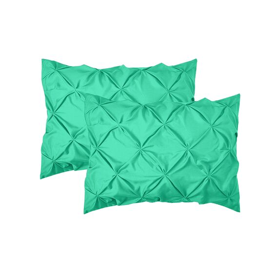 Elegant Comfort Luxuriöses, weichstes und gemütlichstes 8-teiliges Bettdecken-Set – seidig weiches Komplett-Set mit doppelseitigen Aufbewahrungstaschen, Full/Queen, Paradise Teal