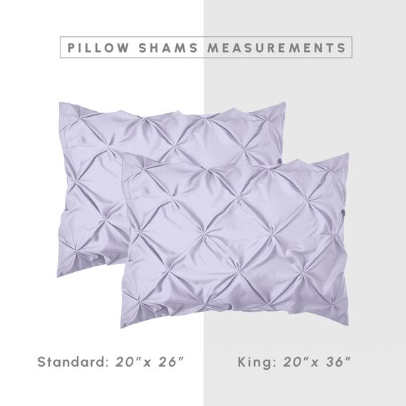 Elegant Comfort 8-teiliges Bettwäsche-Set mit Quetschfalten – Ganzjahres-Bett in einer Tasche, inklusive 4-teiligem Smart-Bettlaken-Set, Bettrock, Bettdecke, passenden Kissenbezügen und Kissenbezügen,