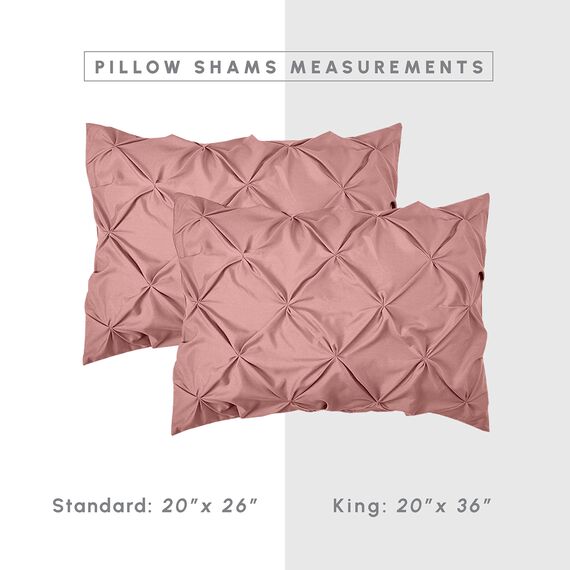 Elegant Comfort 8-teiliges Bettwäsche-Set mit Quetschfalten – Ganzjahres-Bett in einer Tasche, inklusive 4-teiligem Smart-Bettlaken-Set, Bettrock, Bettdecke, passenden Kissenbezügen und Kissenbezügen,