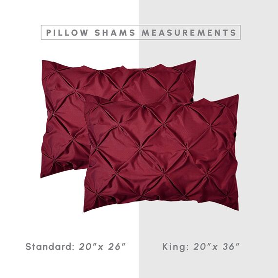 Elegant Comfort 8-teiliges Bettwäsche-Set mit Quetschfalten – Ganzjahres-Bett in einer Tasche, inklusive 4-teiligem Smart-Bettlaken-Set, Bettrock, Bettdecke, passenden Kissenbezügen und Kissenbezügen,