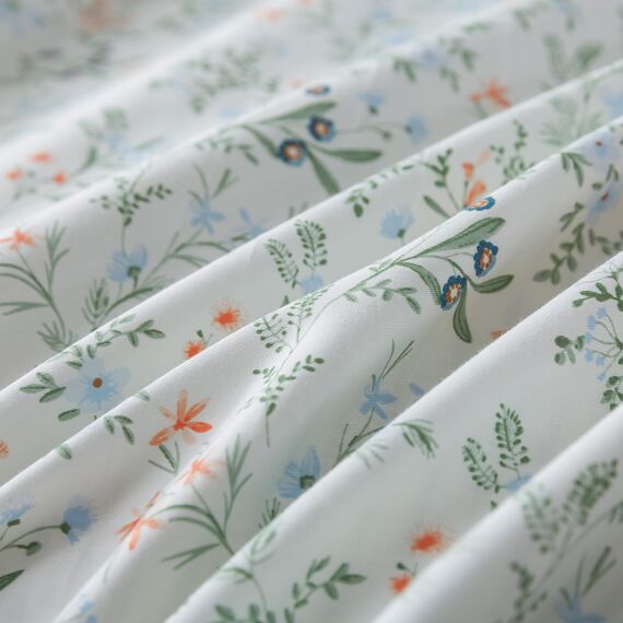 HoneiLife Botanical Bettbezug-Set für Queen-Size-Betten, 100 % Baumwolle, Blumen-Bettwäsche-Set, Wildblumen-Bettwäsche-Set für Queensize-Betten