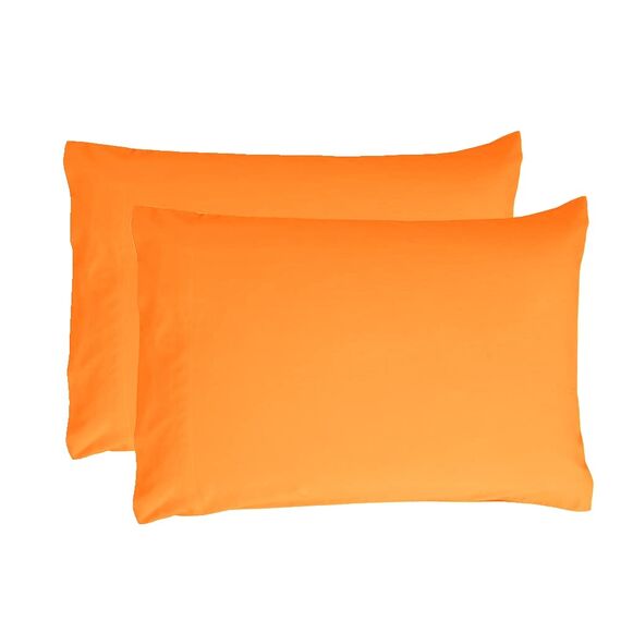 Sfoothome Queen-Size-Bettwäsche-Set – Hotel-Luxus-Bettwäsche-Set mit Bettbezug, extra tiefe Tasche, 1800er-Serie, knitter- und lichtbeständig, Bettlaken und Kissenbezug-Set (Queen, Orange)