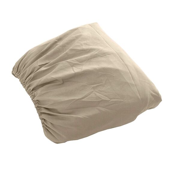 Sfoothome Bettwäsche-Set, Bettbezug für Hotelbetten, 4-teilig, extra Tiefe Taschen, 1800er-Serie, Knitter- und lichtbeständig, Bettlaken (voll, beige)