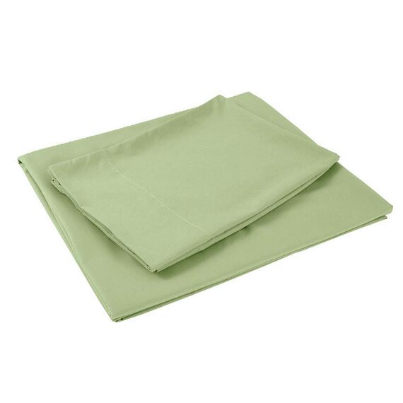 Sfoothome Bettwäsche-Set für Queensize-Betten, Salbeigrün, 4-teilig, extra tiefe Taschen, 1800er-Serie, Bettbezug, knitter- und lichtbeständig, Bettlaken und Kissenbezug (Queen, Salbeigrün)