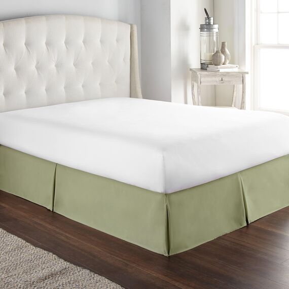 Hotel Luxury Bettrock 1800 Platinum Collection 35,6 cm zugeschnitten, knitter- und lichtbeständig (Doppelbett, Salbei)