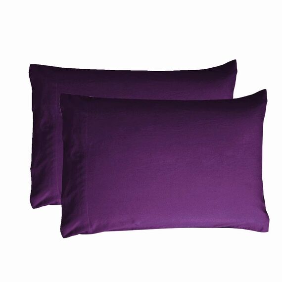 Sfoothome Bettwäsche-Set Bettbezug, luxuriös, 4-teilig, extra tiefe Taschen, 1800er-Serie, knitter- und lichtbeständig, Violett