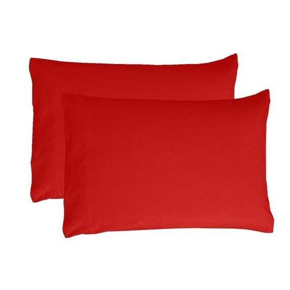 Sfoothome Bettwäsche-Set für King-Size-Betten, 4-teilig, extra tiefe Taschen, 1800er-Serie, knitter- und lichtbeständig, Bettlaken und Kissenbezug (Kingsize, Rot)