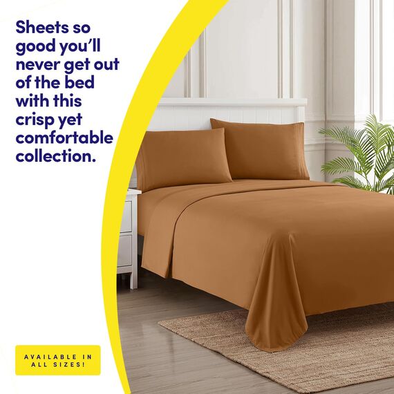 Bettwäsche-Set 1500 Supreme Collection - Pfirsichhaut-Qualität seit 2012 - Spannbettlaken, hypoallergen, über 40 Farben erhältlich