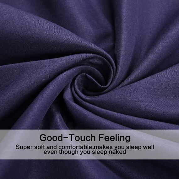 Best Season Bed Sheet Set, luxucy Weichsten Mikrofaser Bettwäsche Platinum Collection Deep Pocket Falten und farbbeständige 4 Stück, Mikrofaser, blau, Volle Größe