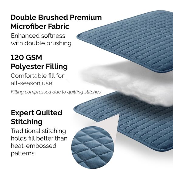Vilano Springs Hochwertige Qualität, weich, knitterfrei, verblassen und schmutzabweisend, Easy Cover, übergroße Bettbezug-Set mit 1 Bettbezug-Set und 2 Bettlaken, King/California King Coronet