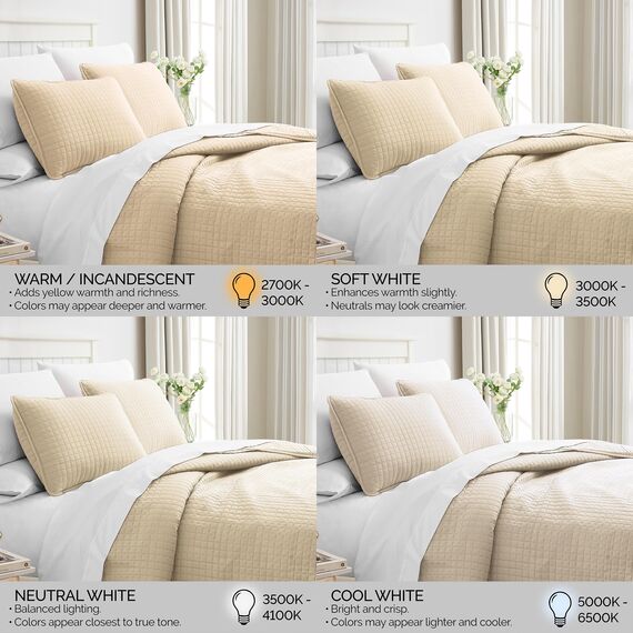Southshore Fine Living, Inc. Steppdecken, Bettwäsche-Set für Doppelbetten, pflegeleicht, flecken- und tierhaarabweisend, Queen-Size-Größe, beige Tagesdecke mit 2 Kissenbezügen, weicher Sand