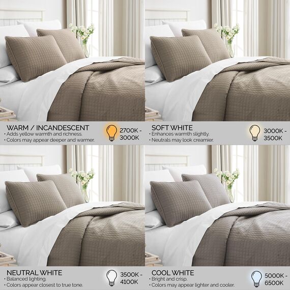 Southshore Fine Linens Vilano Springs Bettwäsche-Set Twin / Twin XL Dunkles Braungrau