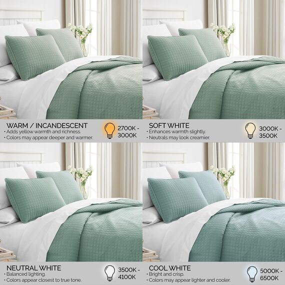 Vilano Springs, Premium-Qualität, weich, knitterfrei, farbecht und schmutzabweisend, Easy Case, Oversize-Bettbezug-Set mit 1 Steppdecke und 1 Kissenbezug, Twin / Twin XL, stahlblau