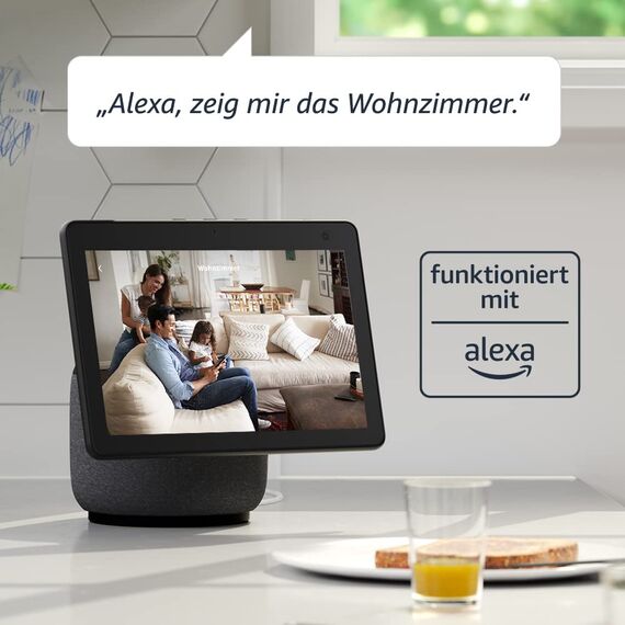 Blink Mini – Kompakte, smarte Plug-in-Überwachungskamera für innen, 1080p-HD-Video, Nachtsicht, Zwei-Wege-Audio, Bewegungserfassung; einfache Einrichtung, funktioniert mit Alexa – 2 Kameras (weiß)