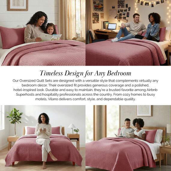 Southshore Fine Living, Inc. Vilano Springs Hochwertige Qualität, weich, knitterfrei, verblassen und schmutzabweisend, Easy Cover, übergroße Bettbezug-Set mit 1 Bettbezug-Set und 2 Shams