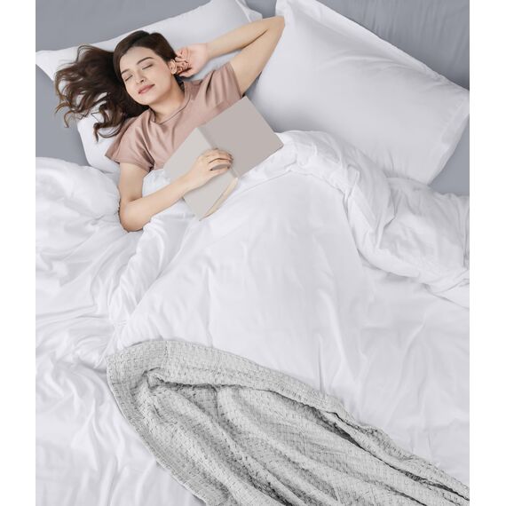 Utopia Bedding Bettbezug-Set Queen Size – 3-teilig mit Reißverschluss – 1 Bettdeckenbezug 228,6 x 228,6 cm & 2 Kissenbezüge 50,8 x 66 cm (10er Pack, Weiß) Bettdecke nicht enthalten.