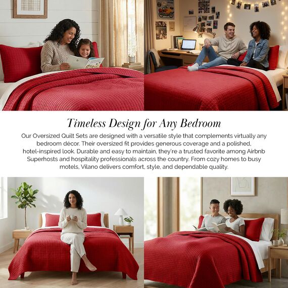 Southshore Fine Living, Inc. Bettwäsche-Set für King-Size-Betten mit 2 Kissenbezügen, weiche Mikrofaser-Tagesdecke, flecken- und tierhaarbeständige Bettwäsche, Cal/Kingsize-Bettwäsche-Set mit 2