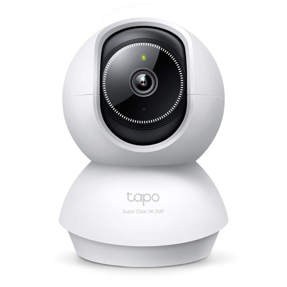 Tapo C230 3K 5MP Überwachungskamera innen 360°, WLAN 2,4GHz, KI-Erkennung, Nachtsicht, Bewegungserkennung, Zwei-Wege-Audio, Kompatibel mit Alexa und Google Assistant, microSD bis 512 GB