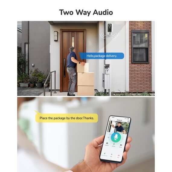 DEATTI Überwachungskamera Aussen Akku, 2K Kamera Überwachung Kabellos WLAN Außen/Innen, IP Kamera Outdoor mit PIR Bewegungsmelder, 2-Wege-Audio, Farbnachtsicht, IP66 Wasserdicht, Cloud/SD Storage