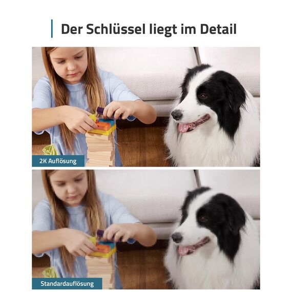 eufy Security Indoor Cam E220, 2er-Pack, 2K Überwachungskamera Innen, WLAN, Schwenkbar, mit Nachtsicht, Personen- & Haustiererkennung, Bewegungsverfolgung, HomeBase 3 Kompatibel