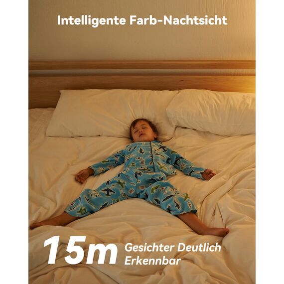 Imou Überwachungskamera Innen mit 2K Dual-Objektiv, 2.4GHz/5GHz WLAN, Personen-/Haustiererkennung, Farbnachtsicht, 360° PTZ Kamera Überwachung Innen, Auto Tracking, 2-Wege-Audio, Sirene,Privater Modus