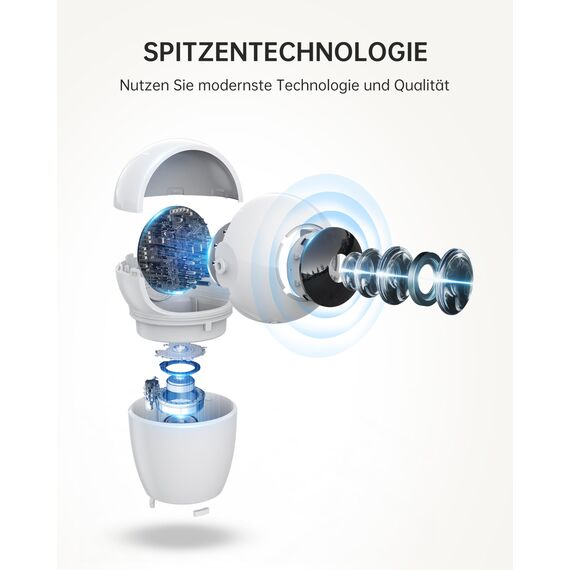 CZEview 3K 5MP Überwachungskamera Innen, 2,4/5Ghz Dual-Band WLAN Kamera Überwachung Innen, Hundekamera Haustierkamera mit APP, 360° Kamera Indoor, Zwei-Wege-Audio, Nachtsicht, AI Bewegungserkennung