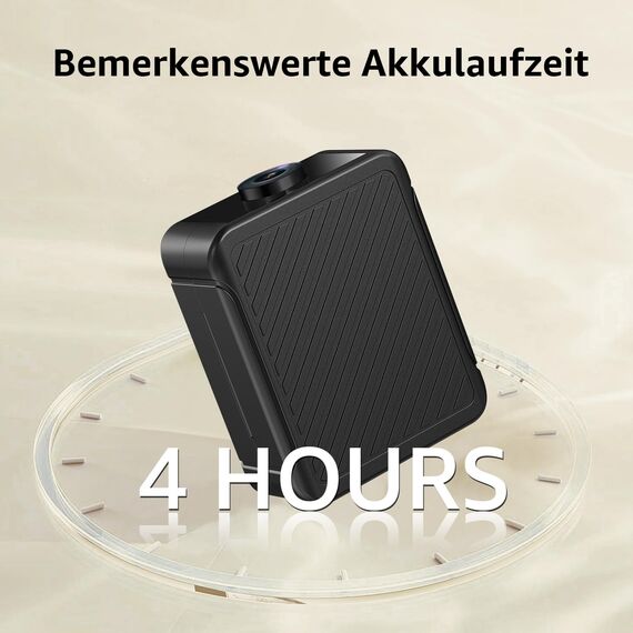 Liretope Mini Kamera, 4K HD WLAN Überwachungskamera Innen Für Live Übertragung Handy APP, WiFi Camera Nachtsichtkamera mit Bewegungsmelder/Lange Batterielaufzeit/Cloud-Speicherplat