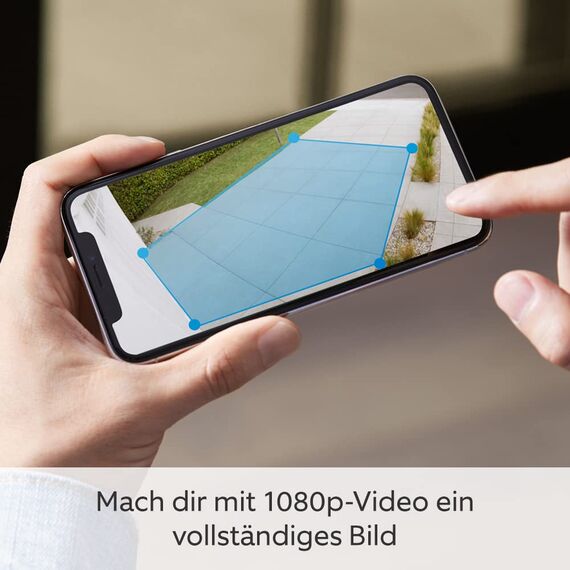 Ring Spotlight Kamera Plus Netzstecker (Spotlight Cam Plus) | Überwachungskamera aussen mit WLAN, HD-Video, LED-Strahler, Nachtsicht, Bewegungserfassung & Sirene | Alexa-kompatibel