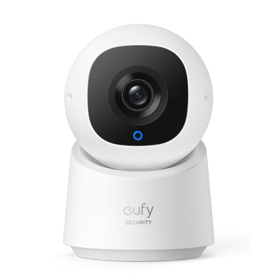 eufy Security Indoor Cam C210, 1080p Überwachungskamera Innen, WLAN, Schwenkbar, 360-Grad Kameraüberwachung Innen, mit Nachtsicht, KI für Personen, Haustiere & Bewegungsverfolgung, Indoor Kamera