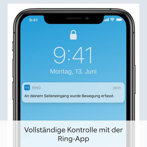 Ring Spotlight Cam Plus Solar von Amazon | 1080p-HD-Video, Gegensprechfunktion, Nachtsicht in Farbe, LED-Spotlights, Sirene, Selbstinstallation