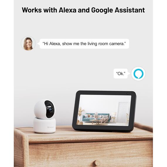 GALAYOU 5MP 3K Hundekamera mit app - Haustierkamera, Pet Camera mit Intelligente Verfolgung, Zwei-Wege-Audio, Menschenerkennung G2
