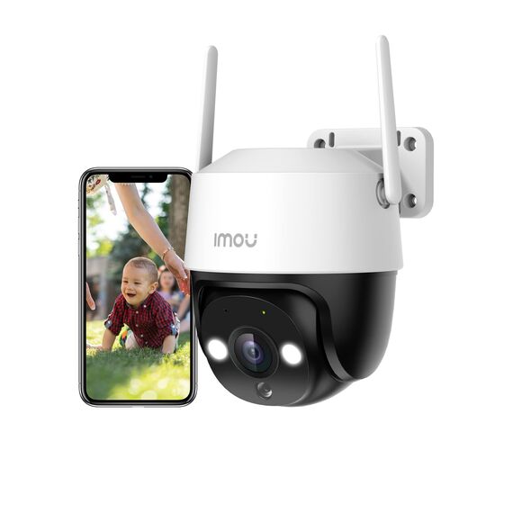 Imou 3K/5MP Überwachungskamera Aussen 360° PTZ WLAN IP Kamera Überwachung Aussen, KI-Personen-/Fahrzeugerkennung, 30m Vollfarbige Nachtsicht, Automatische Verfolgung, Zwei-Wege-Audio, Sirene, IP66