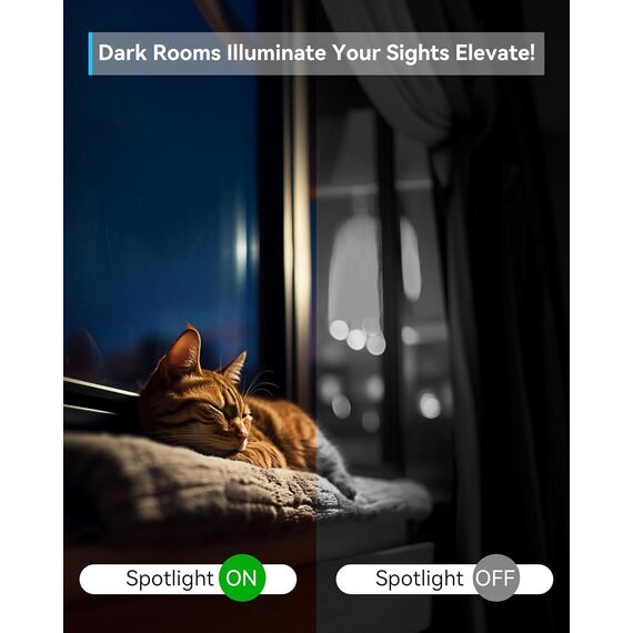 blurams Überwachungskamera Innen, 2K WLAN Kamera, PTZ Hundekamera, 360° IP Kamera für Heimsicherheit, Zwei-Wege-Audio, Bewegungstracking, Nachtsicht,Sirene, Cloud&SD-Karten