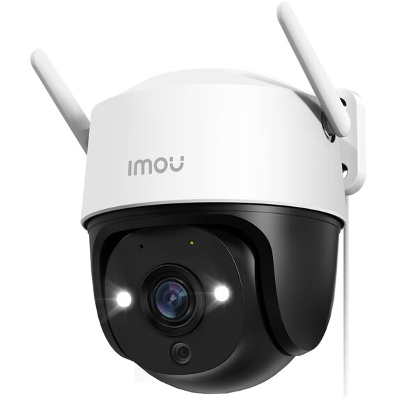 Imou 2K Überwachungskamera Aussen mit AI Personen-/Fahrzeugerkennung, 360° PTZ WLAN Kamera Outdoor, Vollfarbige Nachtsicht, Automatischer Verfolgung, 2-Wege-Audio, Sirene, IP66, Funktioniert mit Alexa