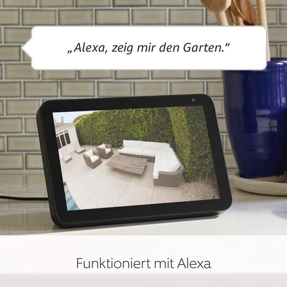 Ring Flutlichtkamera Pro Kabel (Floodlight Cam Wired Pro) | Außenkamera mit 2K-Video mit Ring Vision, 3D-Bewegungserfassung, Sirene| 30-tägige kostenlose Testphase für Ring Home |2 Kameras