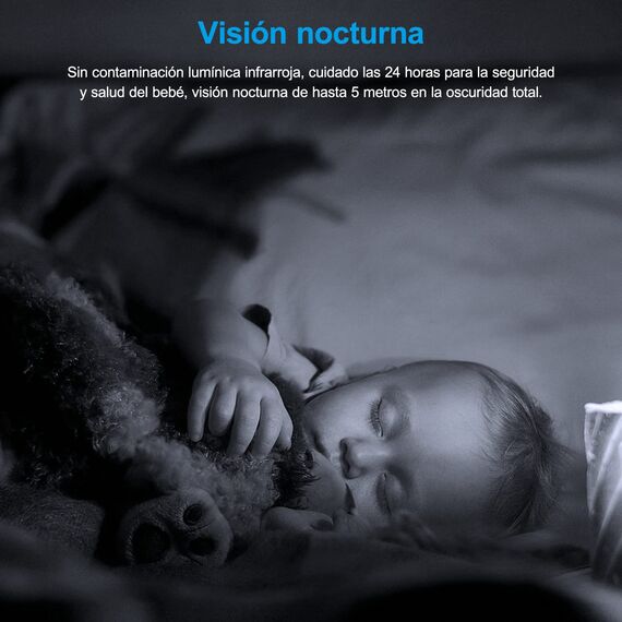 wansview 2K Kamera Überwachung innen - WLAN IP Camera, 2.4Ghz WLAN Kamera Indoor, WiFi Camera Indoor mit 2-Wege-Audio, Nachtsicht für Innenkamera mit Bewegungserkennung, Q5 Weiß