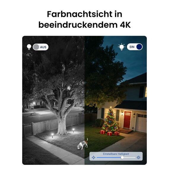 Reolink 4K 8MP Wi-Fi 6 PTZ Überwachungskamera Aussen WLAN mit Auto-Tracking-Zoom, Dual-Objektiv, Dual-Ansicht, WLAN Kamera Outdoor mit Smart-Erkennung, Farbnachtsicht, Außenkamera, TrackMix WiFi Grau