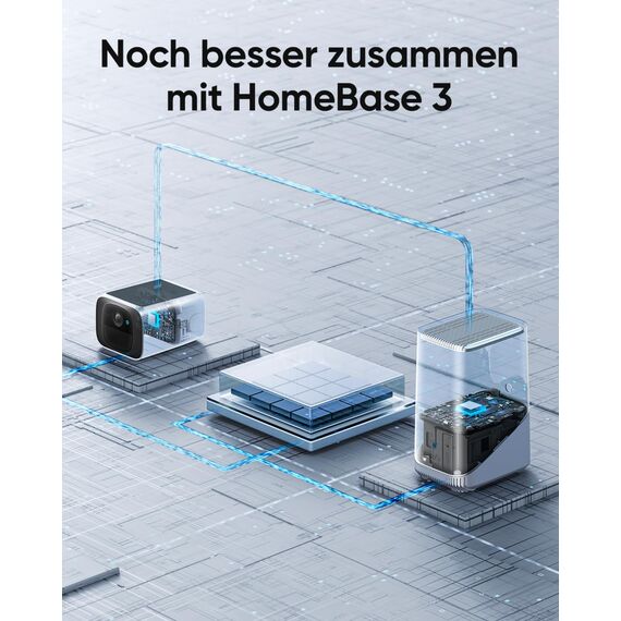 eufy Security überwachungskamera aussen S220 Solo 2-Pack, 2K Auflösung, überwachungskamera aussen solar, Nonstop Power mit Solar, 2,4 GHz WLAN, ohne ABO, ohne monatliche Kosten, Gebührenfreie Nutzung